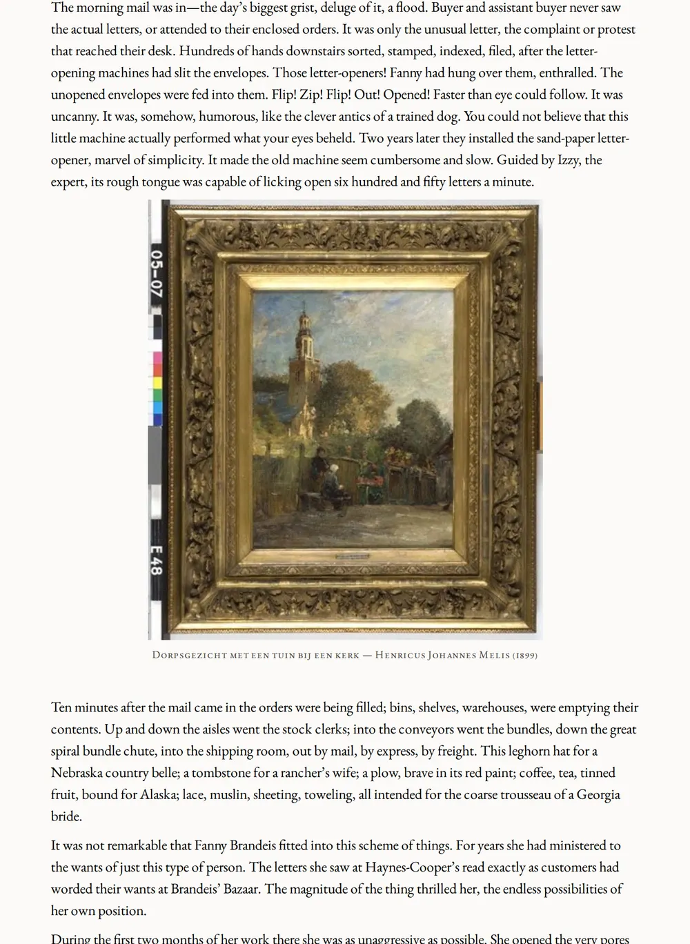 A page of Fanny Herself as set for this edition