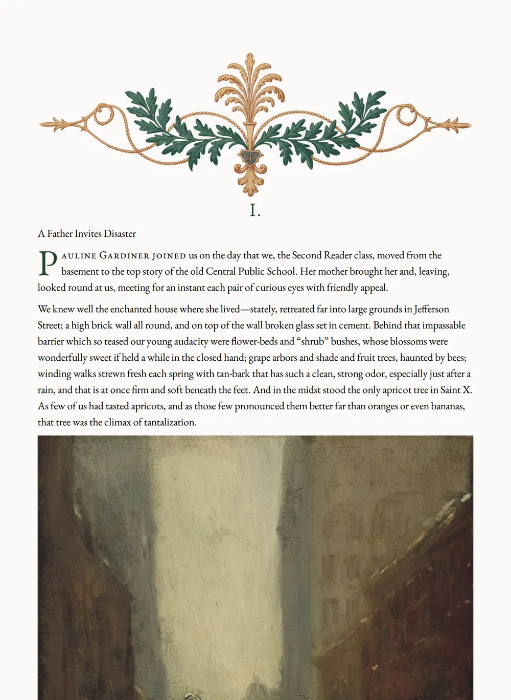 A page of The Cost as set for this edition
