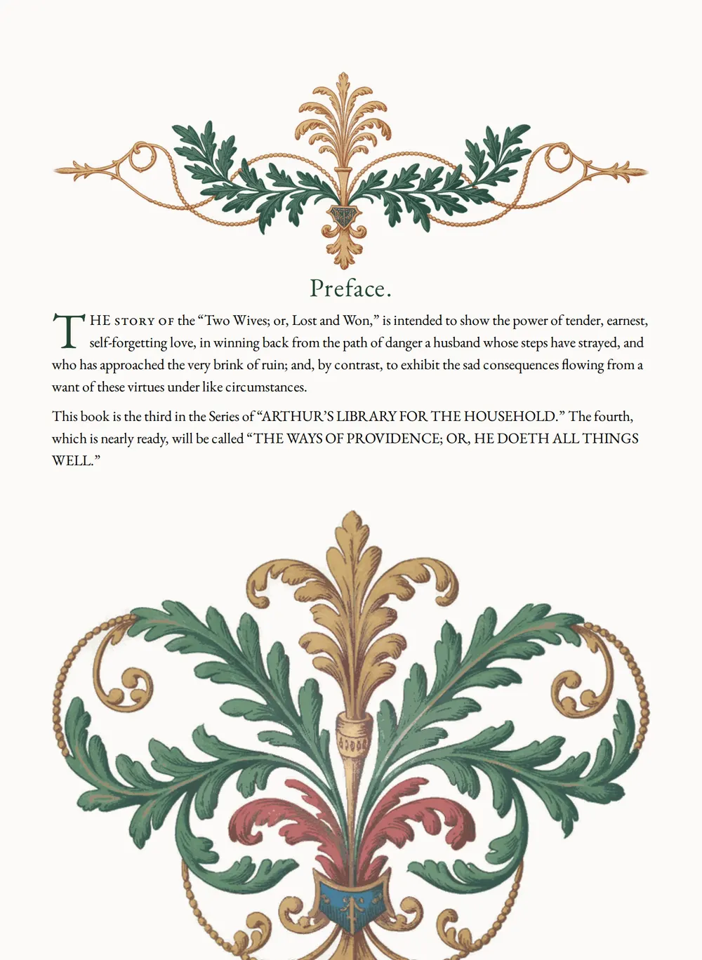A page of The Two Wives as set for this edition