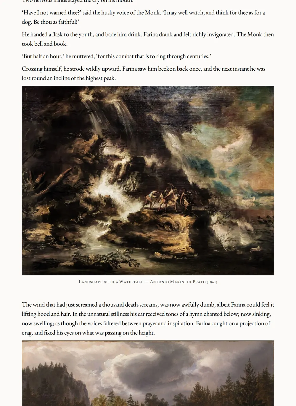 A page of Farina as set for this edition