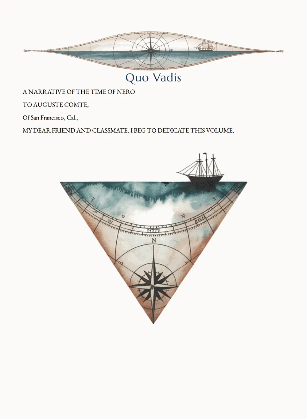 A page of Quo Vadis as set for this edition