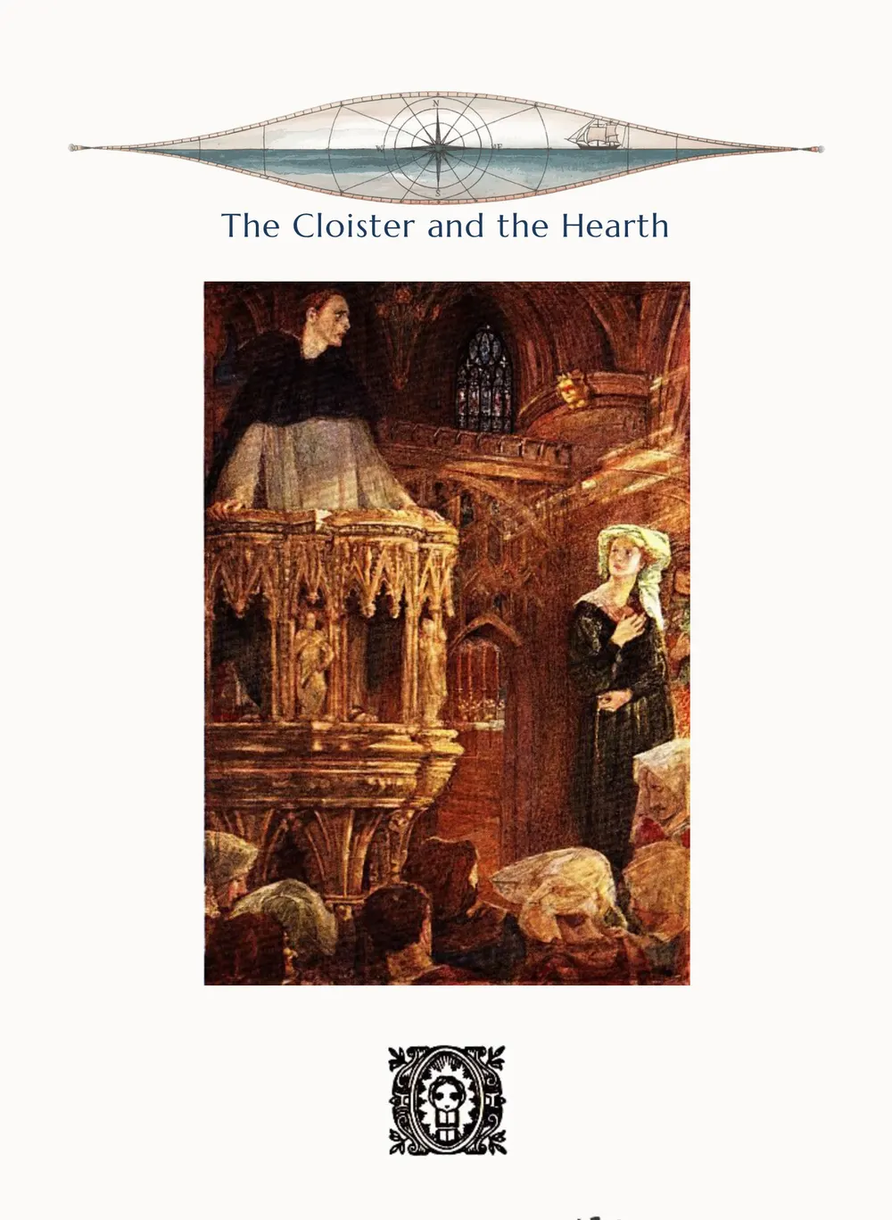 A page of The Cloister and the Hearth as set for this edition