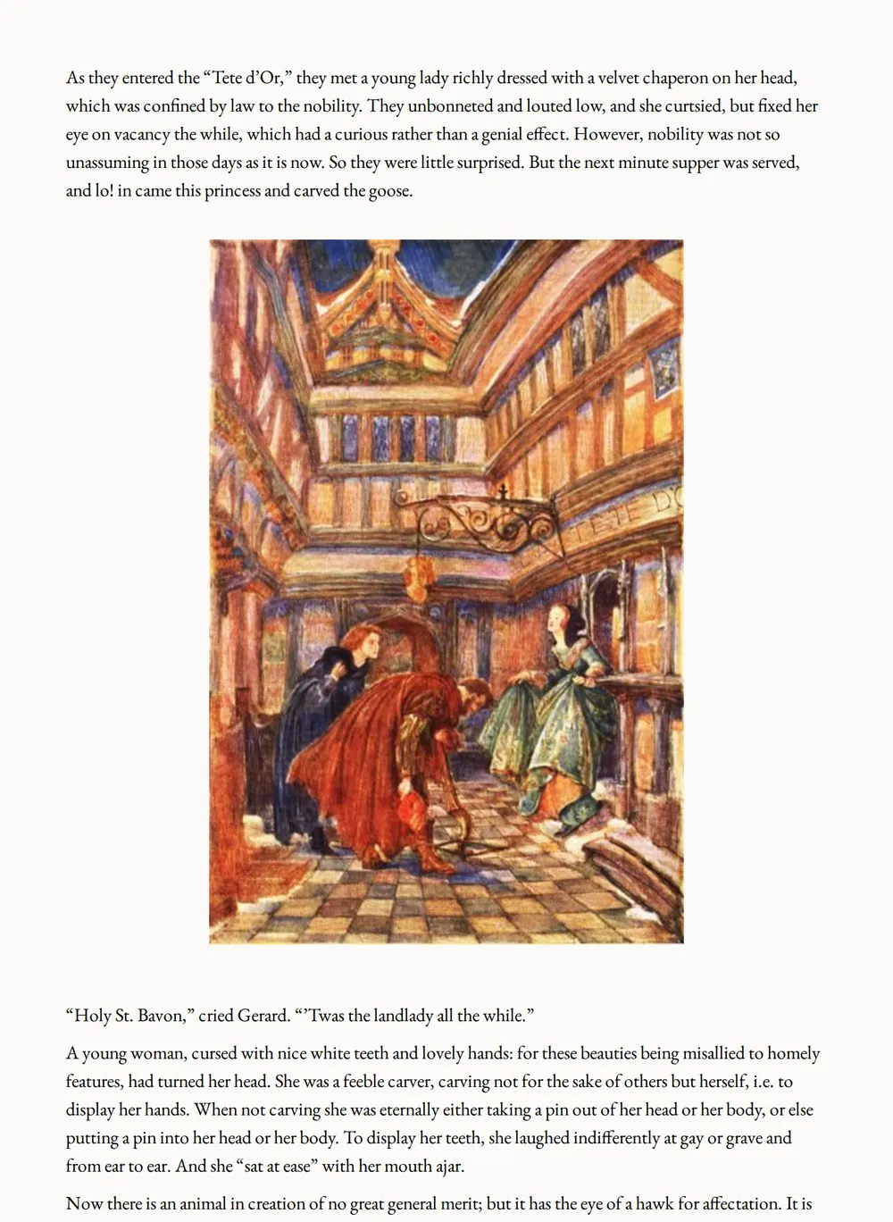 A page of The Cloister and the Hearth as set for this edition