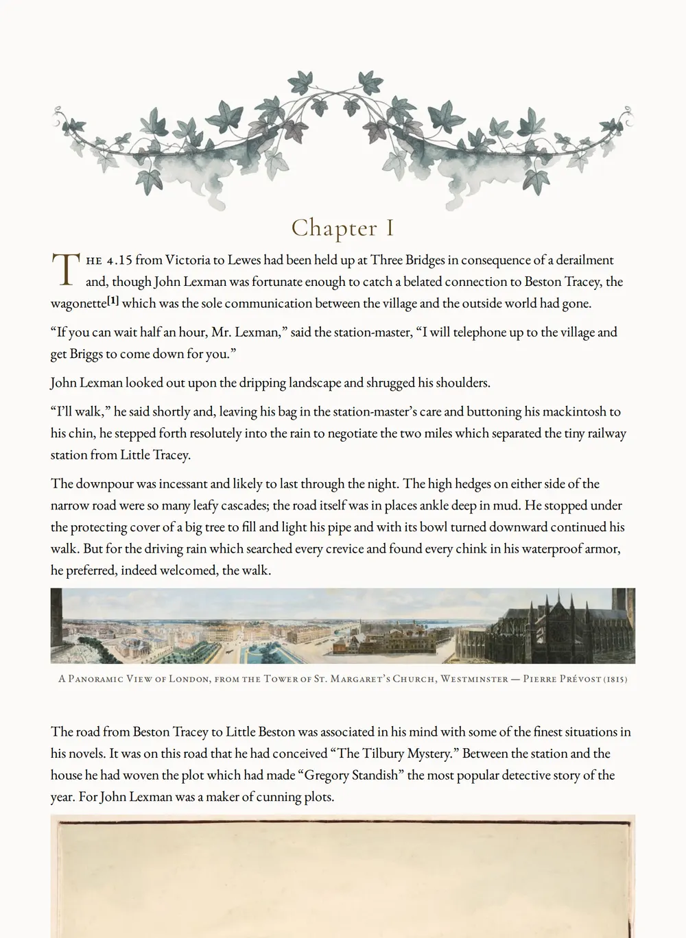 A page of The Clue of the Twisted Candle as set for this edition