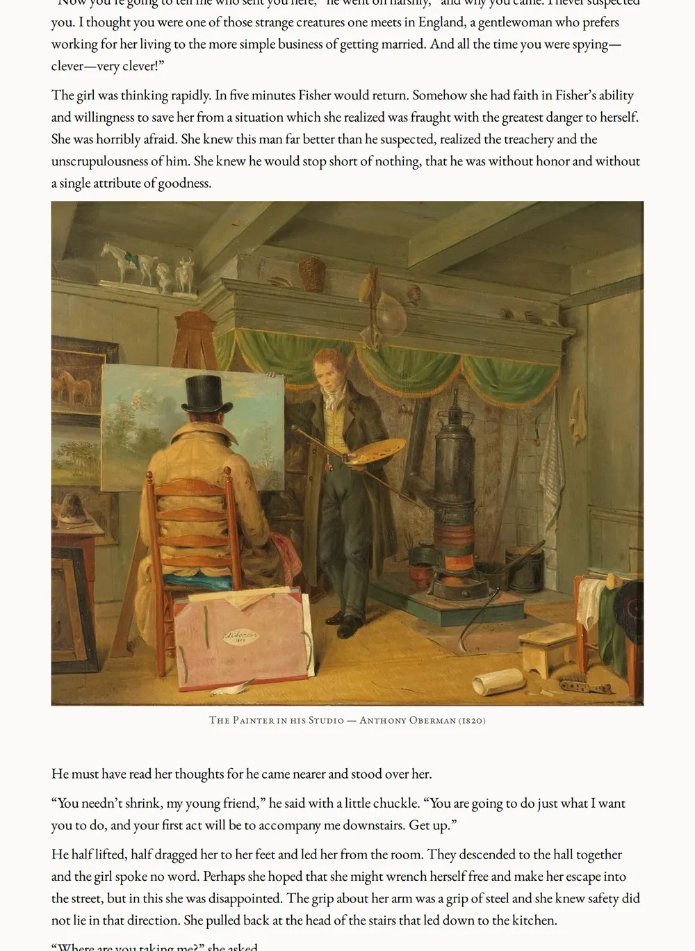 A page of The Clue of the Twisted Candle as set for this edition
