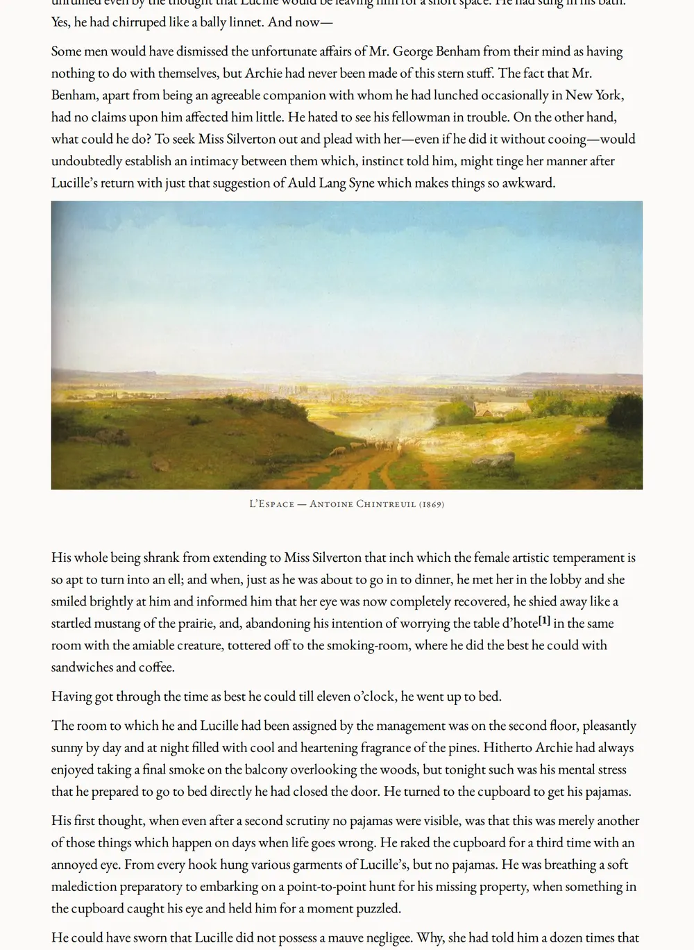 A page of Indiscretions of Archie as set for this edition