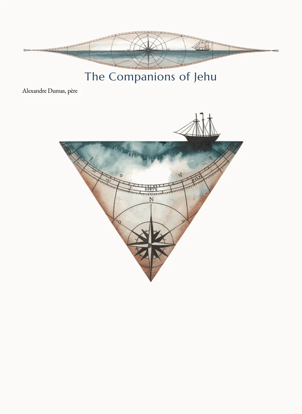 A page of The Companions of Jehu as set for this edition