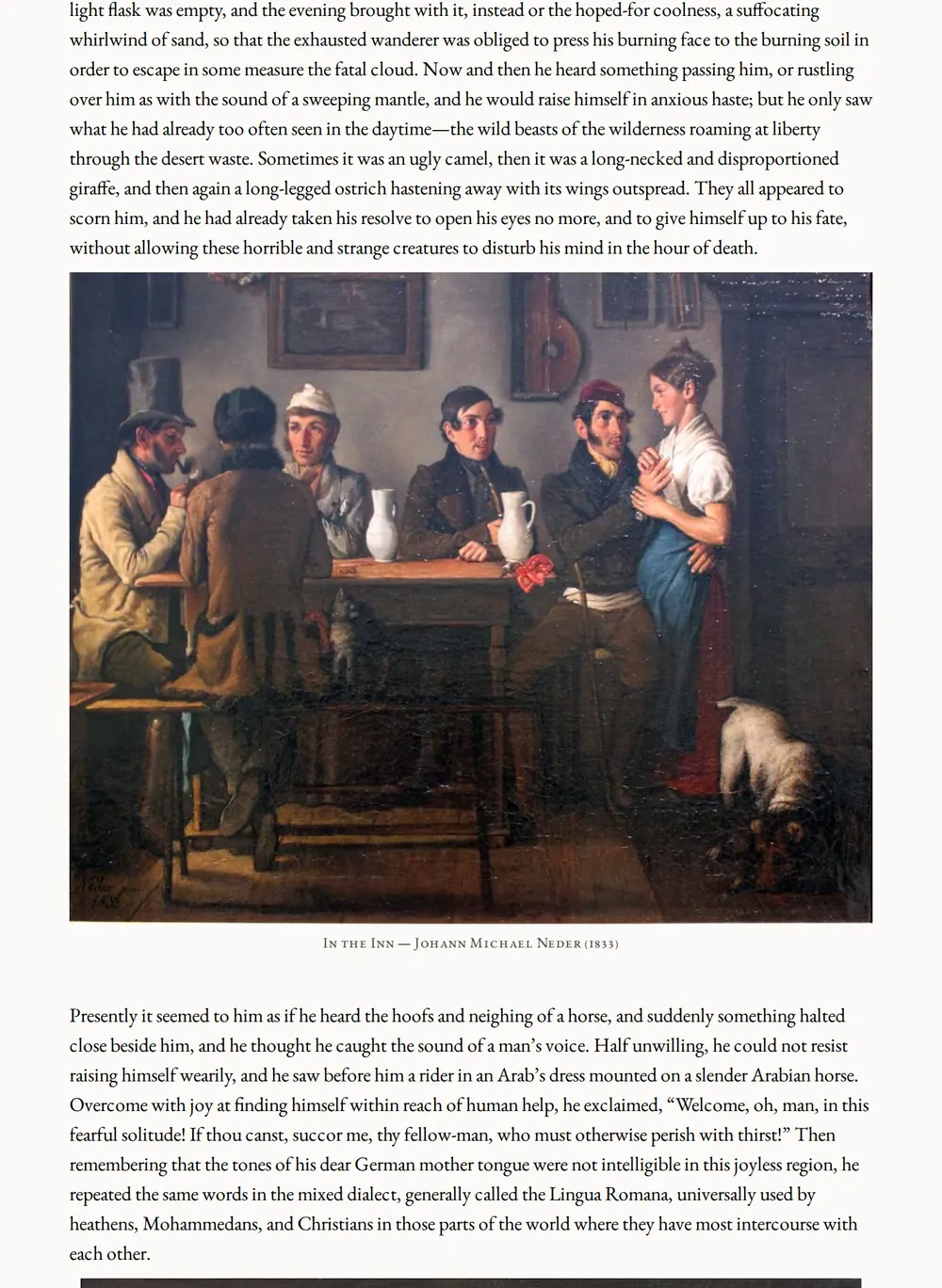 A page of The Two Captains as set for this edition