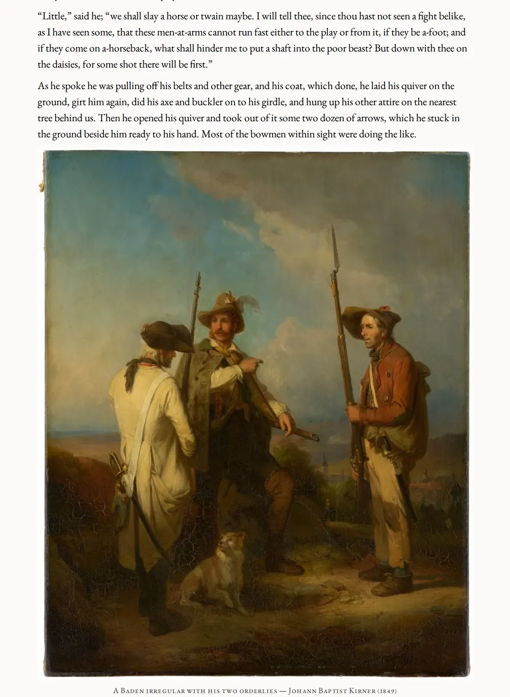 A page of A Dream of John Ball as set for this edition