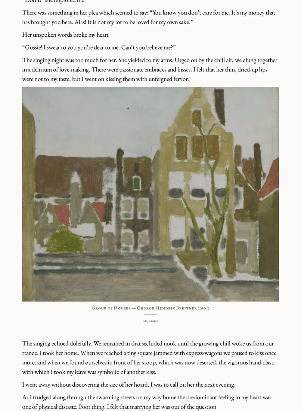 A page of The Rise of David Levinsky as set for this edition