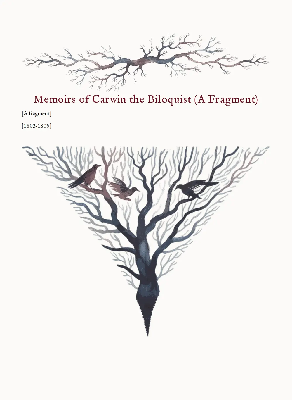 A page of Memoirs of Carwin the Biloquist as set for this edition