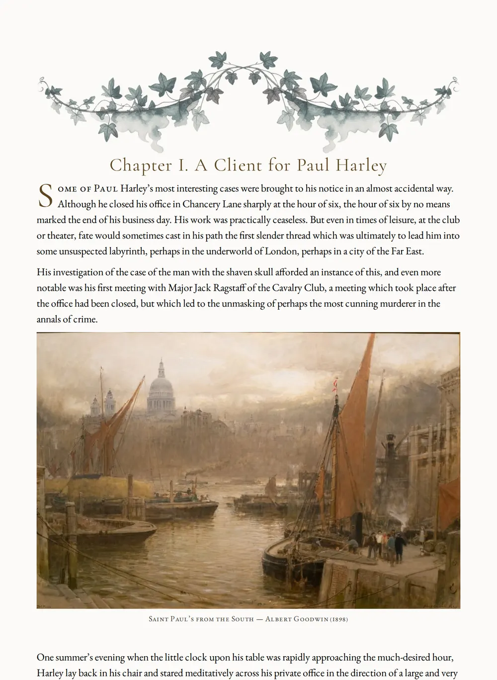 A page of Fire-Tongue as set for this edition