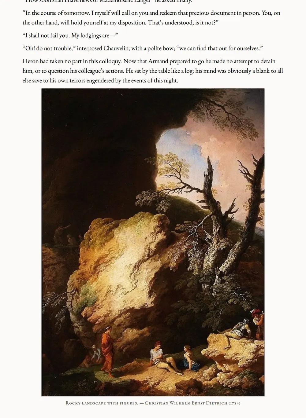 A page of El Dorado as set for this edition