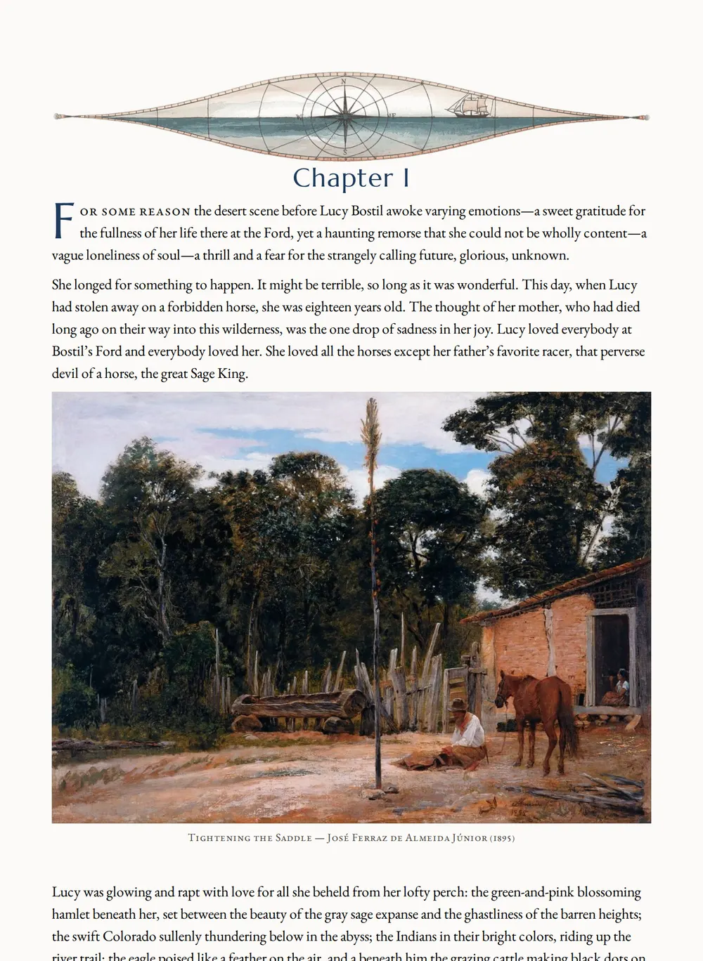 A page of Wildfire as set for this edition