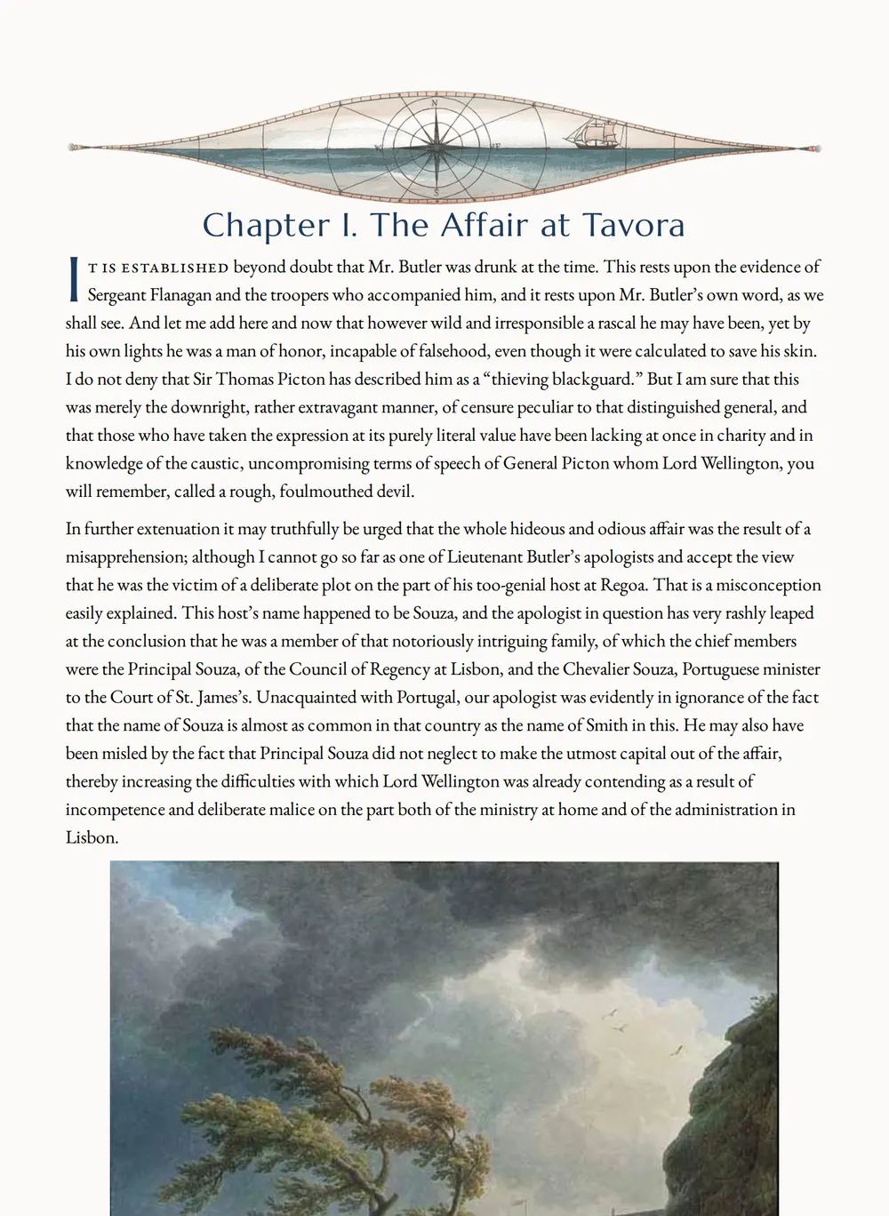 A page of The Snare as set for this edition