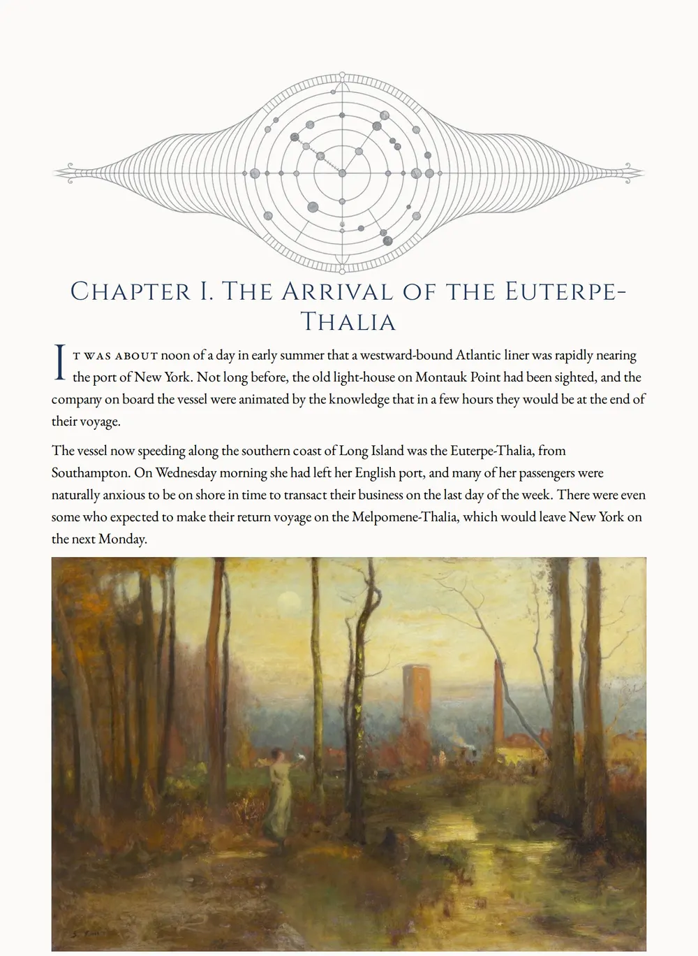 A page of The Great Stone of Sardis as set for this edition