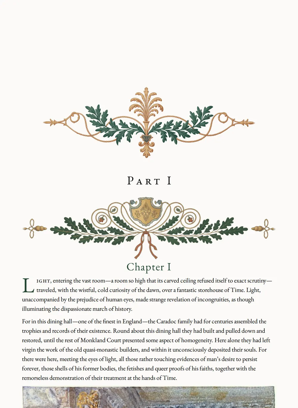 A page of The Patrician as set for this edition