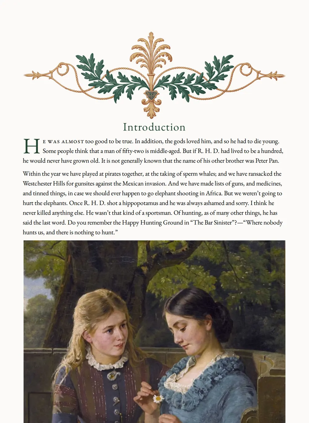A page of The Red Cross Girl as set for this edition