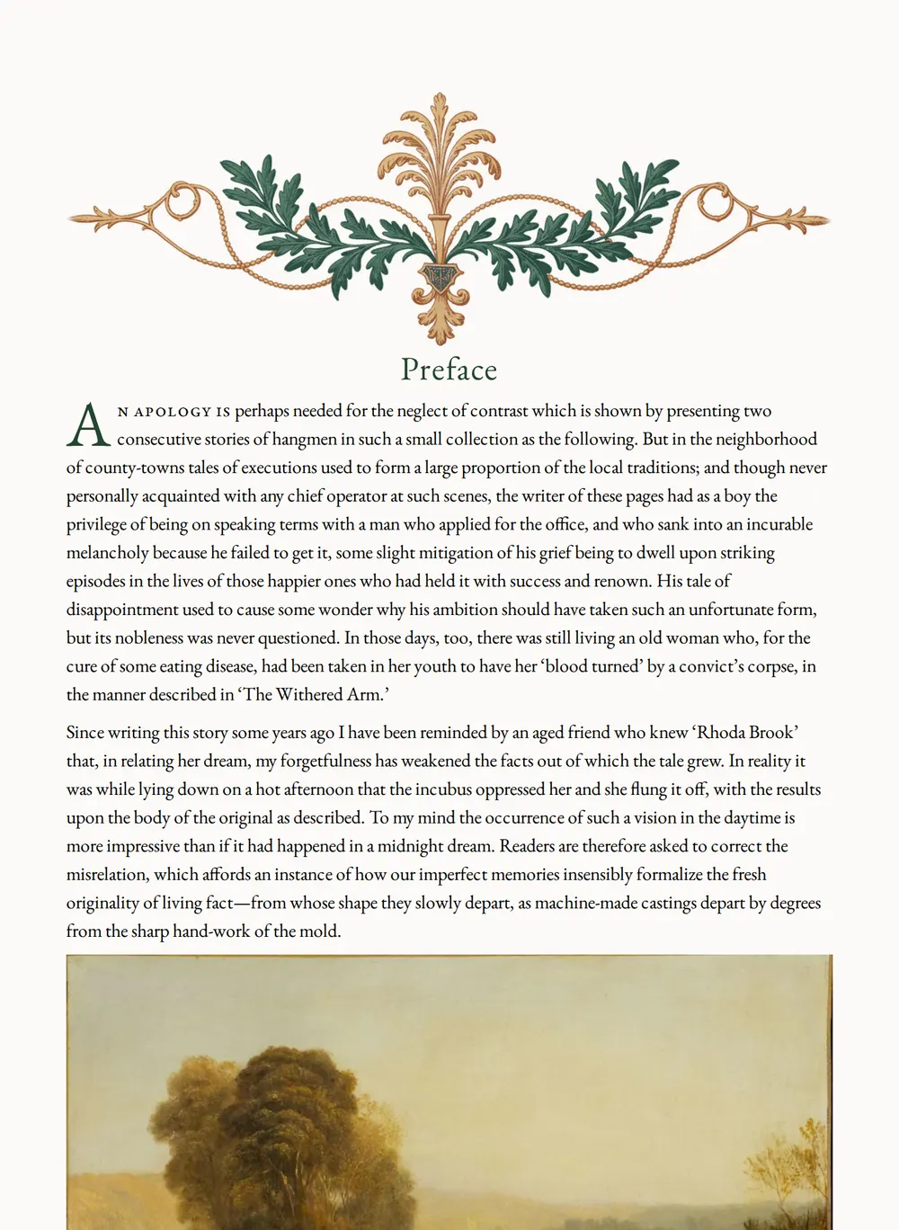 A page of Wessex Tales as set for this edition
