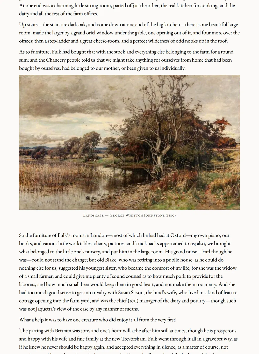 A page of Lady Hester as set for this edition
