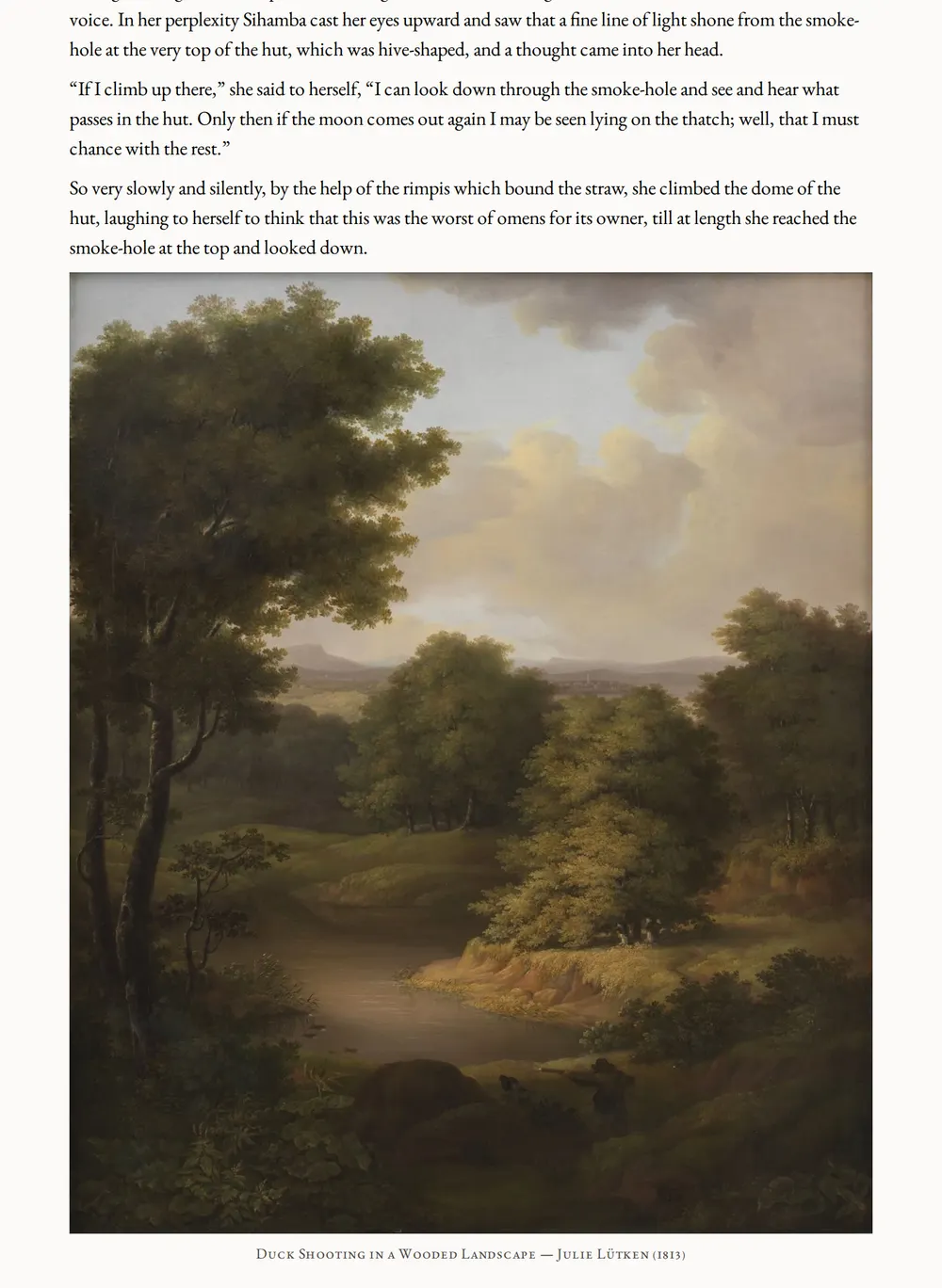 A page of Swallow as set for this edition