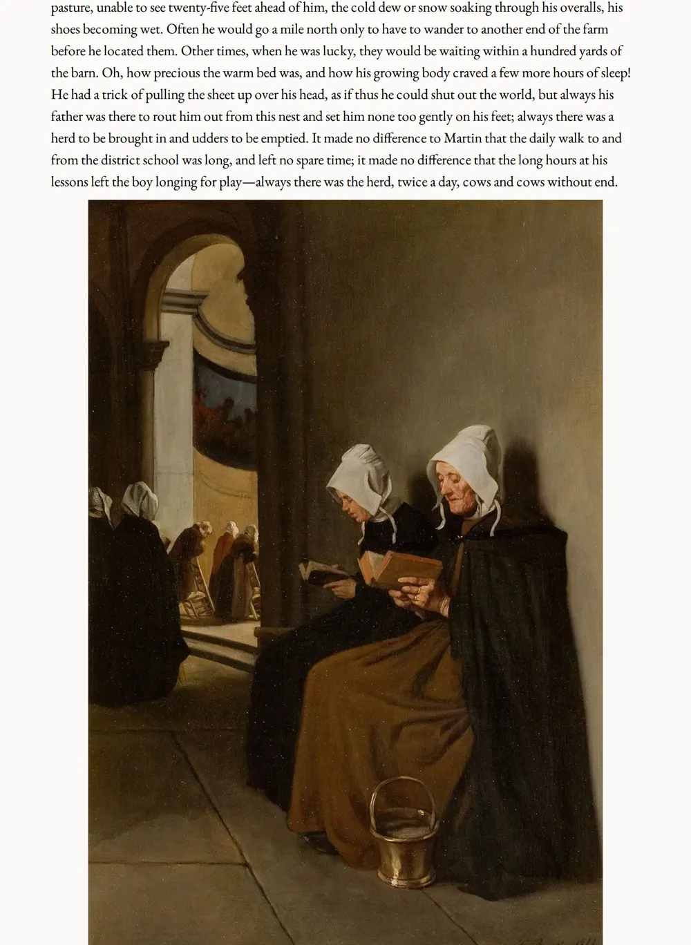 A page of Dust as set for this edition