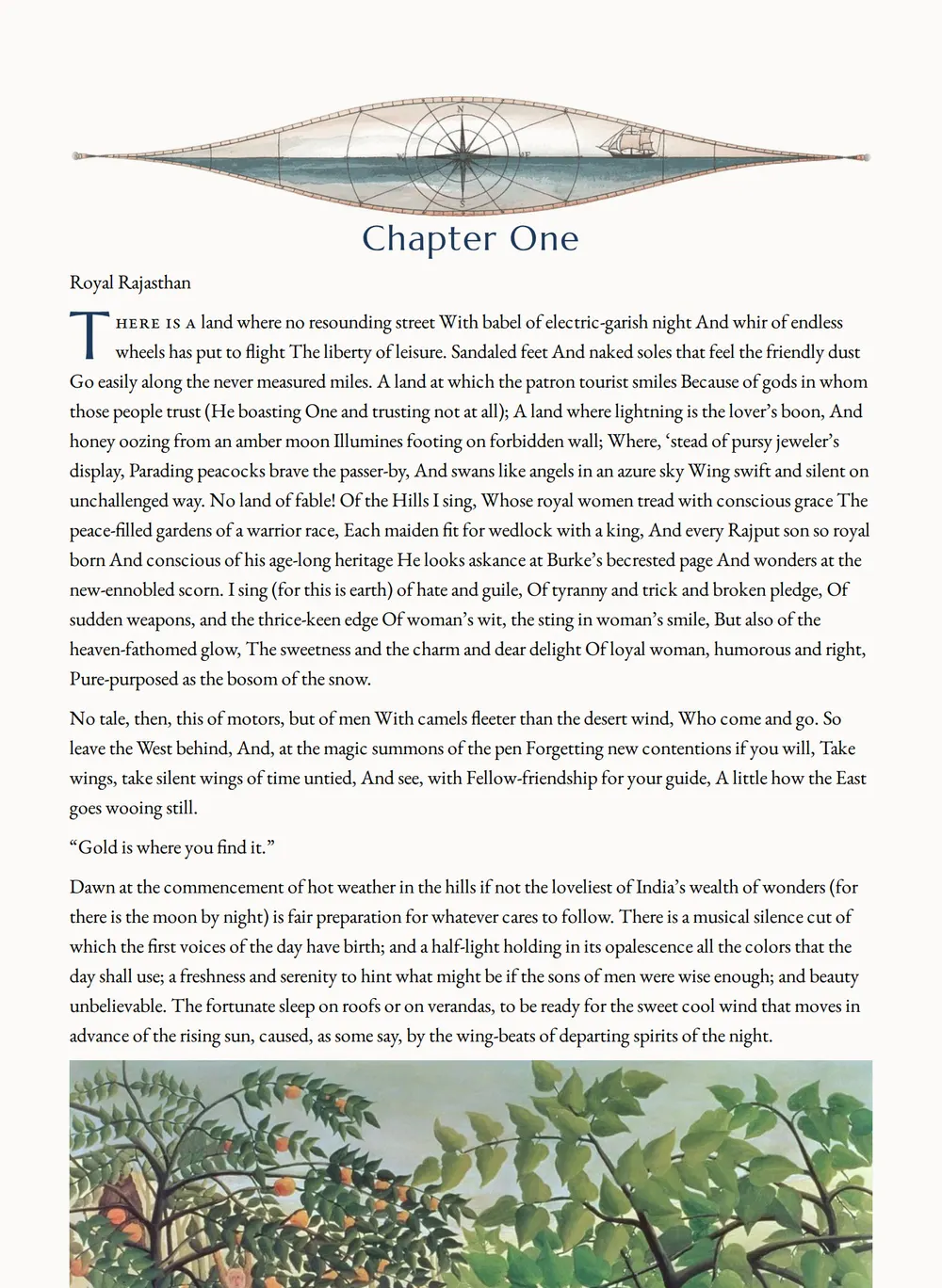 A page of Guns of the Gods as set for this edition