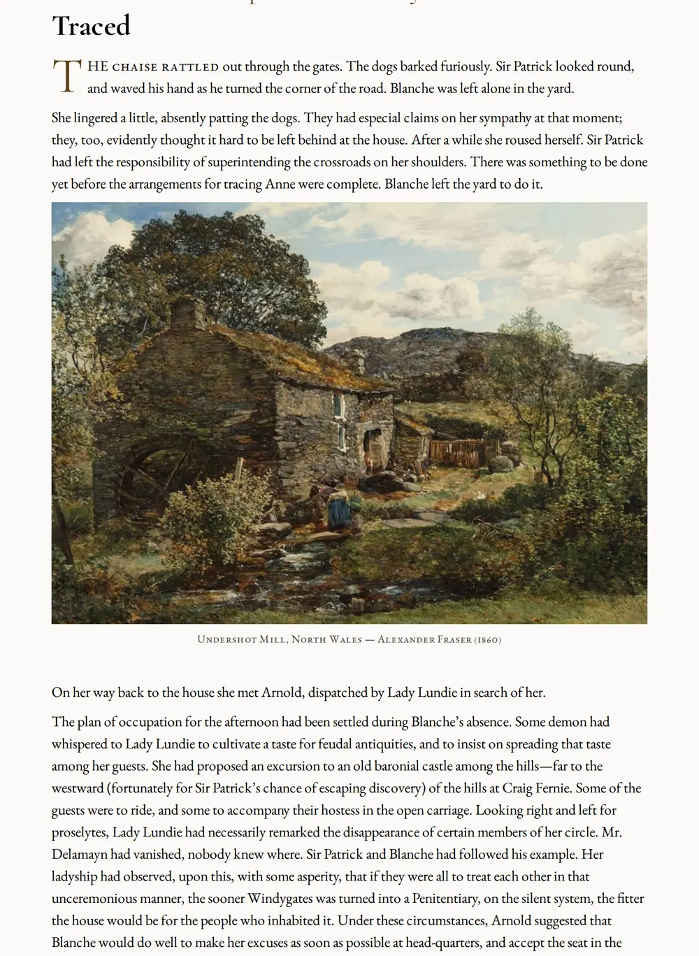 A page of Man and Wife as set for this edition