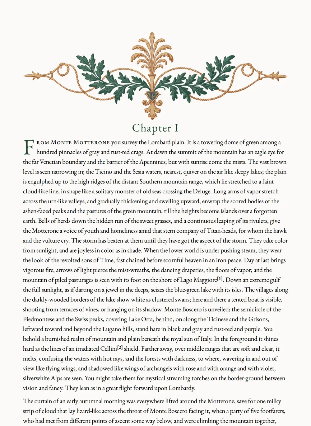 A page of Vittoria as set for this edition