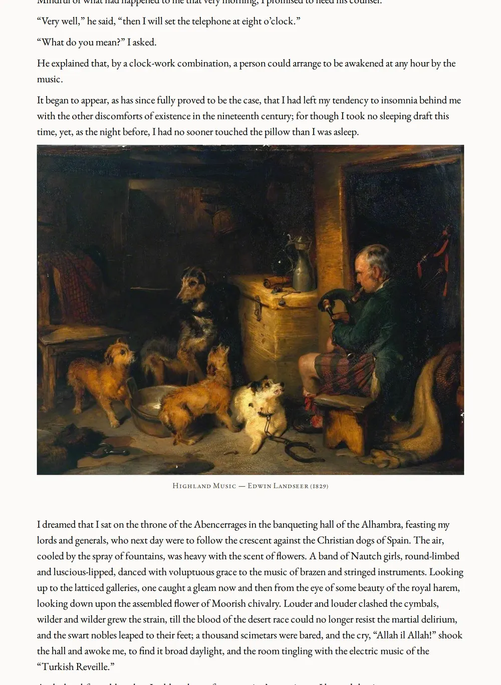 A page of Looking Backward, 2000 to 1887 as set for this edition