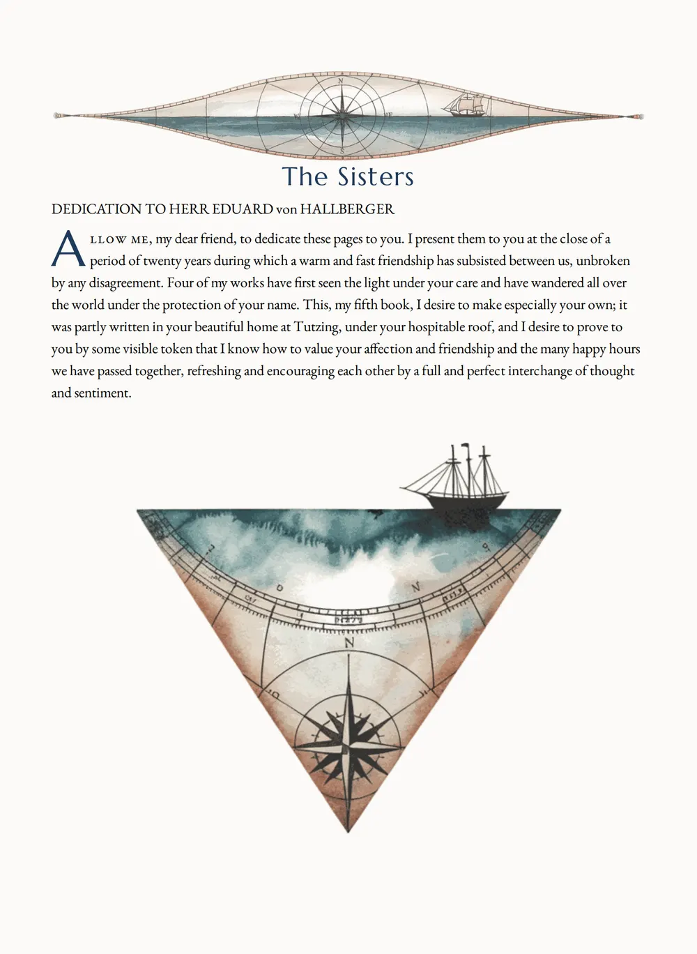 A page of The Sisters as set for this edition