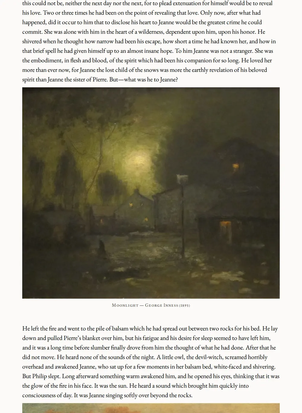 A page of Flower of the North as set for this edition